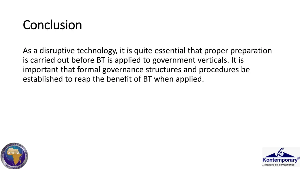 conclusion conclusion