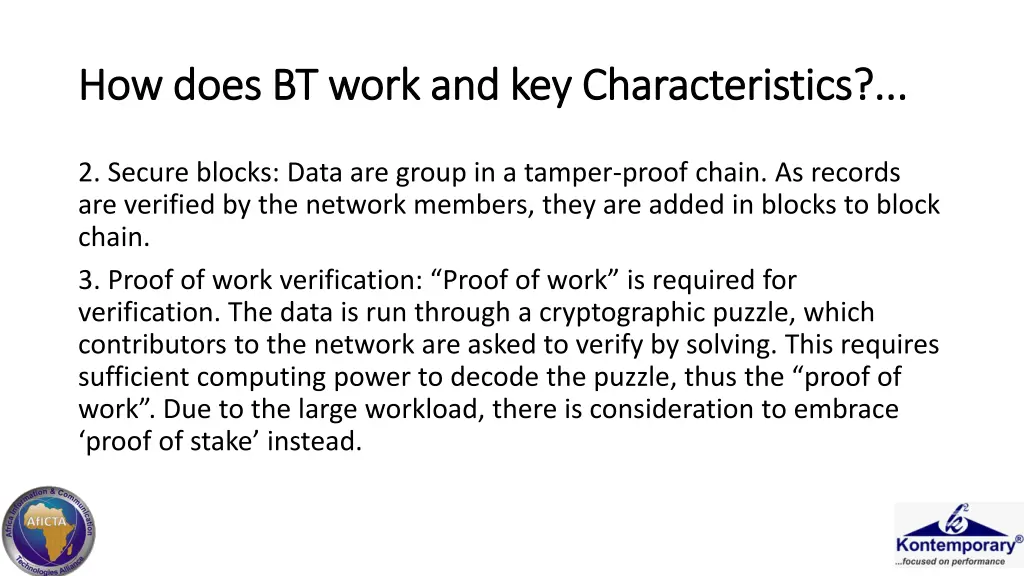 how does bt work and key characteristics how does 1