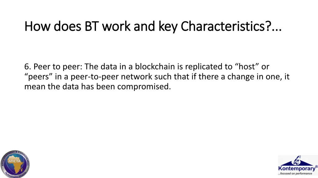 how does bt work and key characteristics how does 3