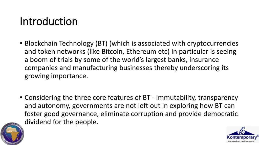 introduction introduction