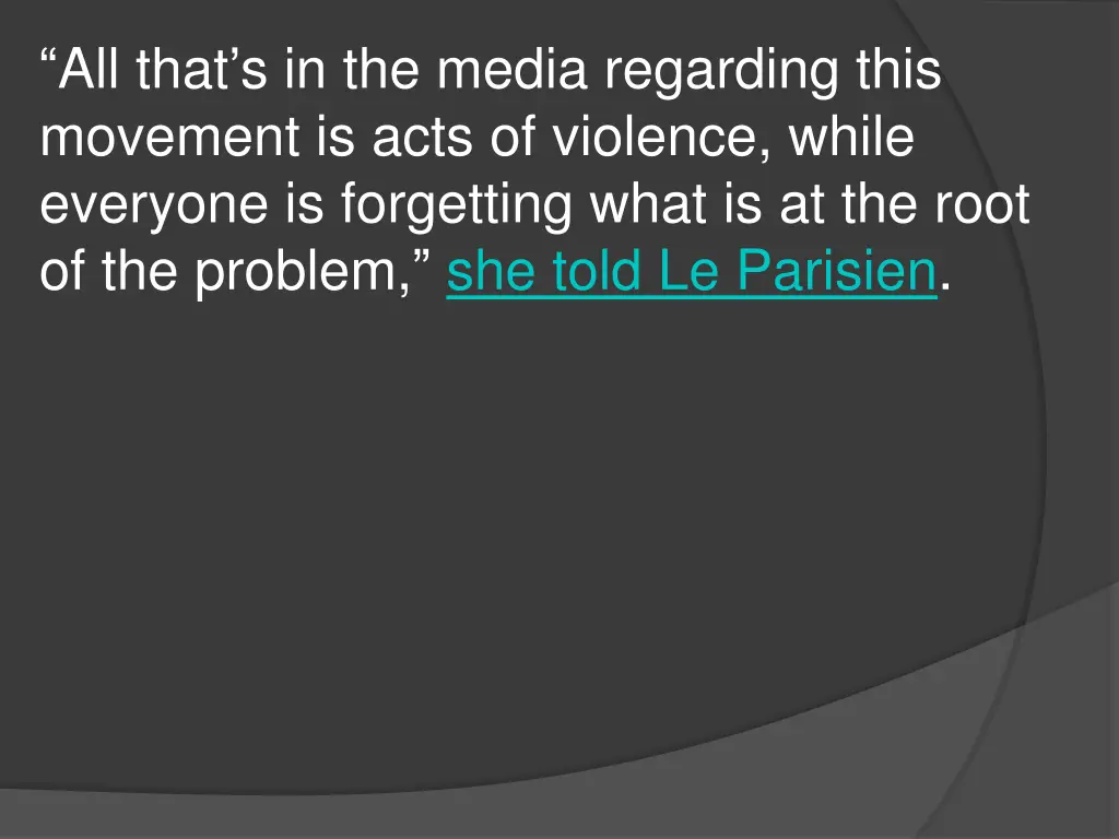 all that s in the media regarding this movement