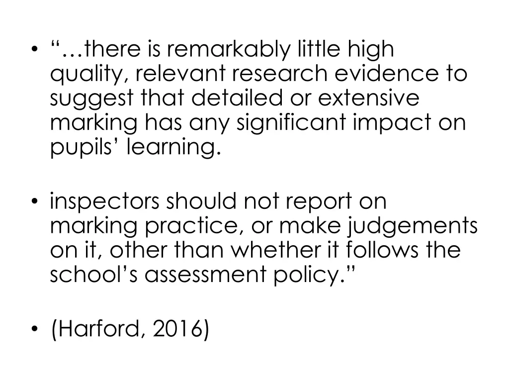 there is remarkably little high quality relevant