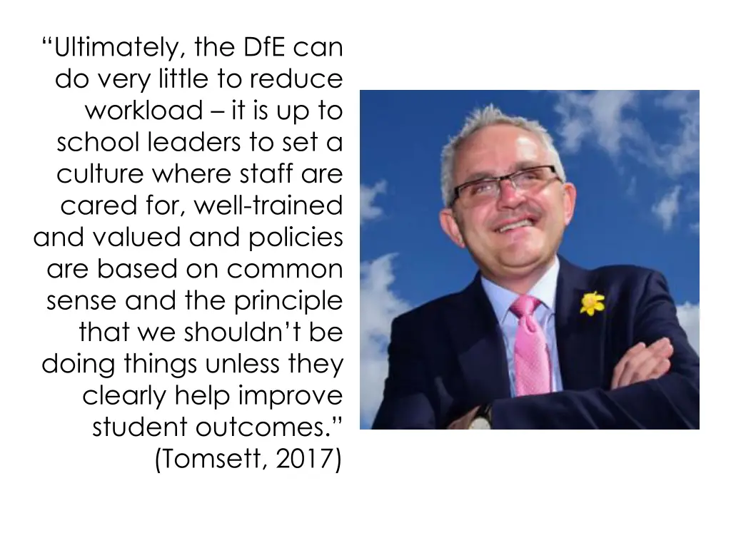 ultimately the dfe can do very little to reduce