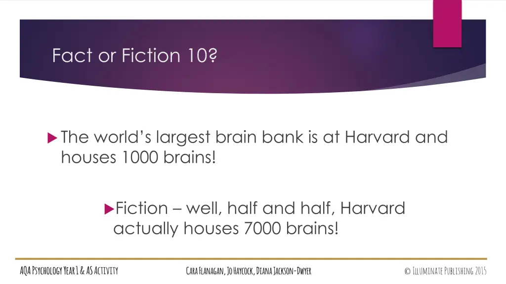 fact or fiction 10 1