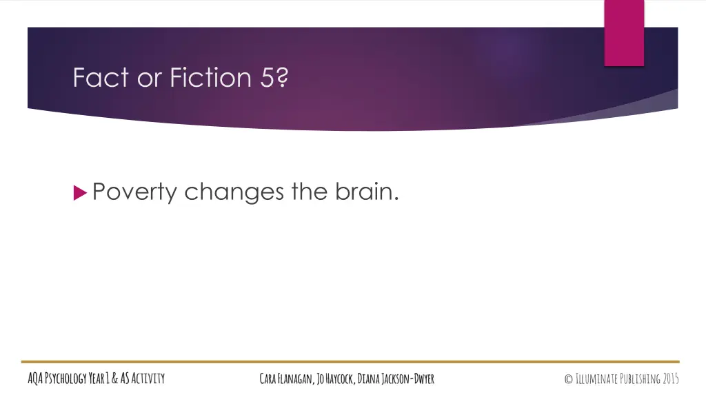fact or fiction 5