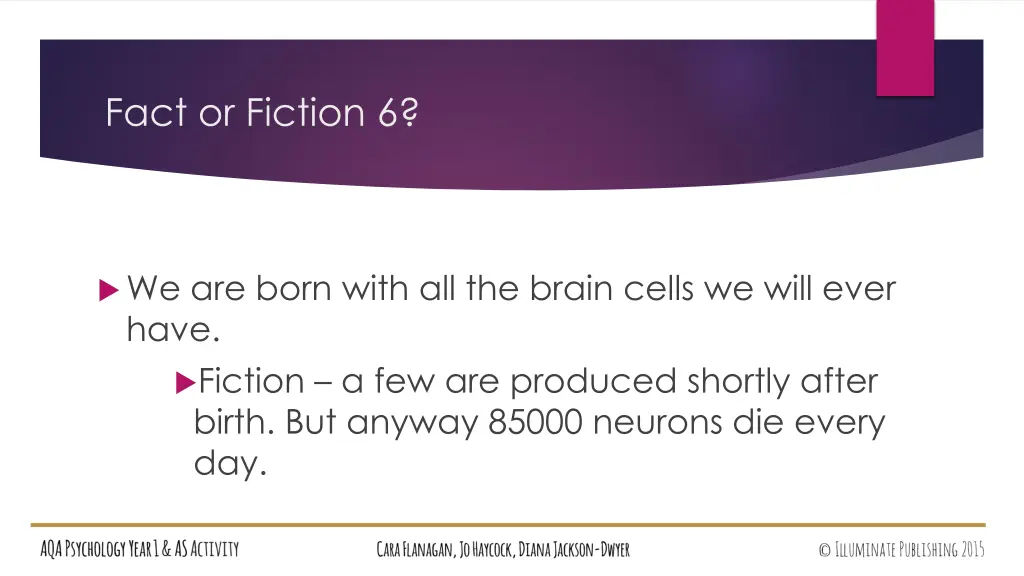 fact or fiction 6 1