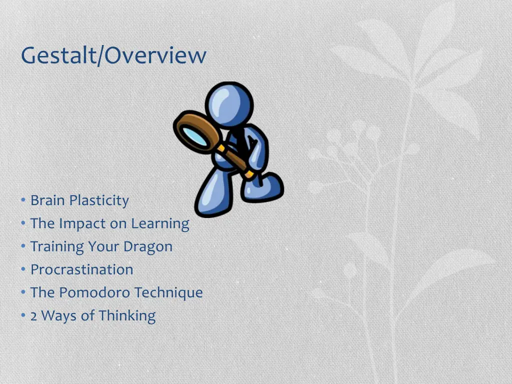 gestalt overview
