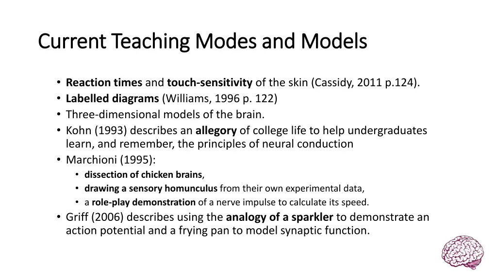 current teaching modes and models current