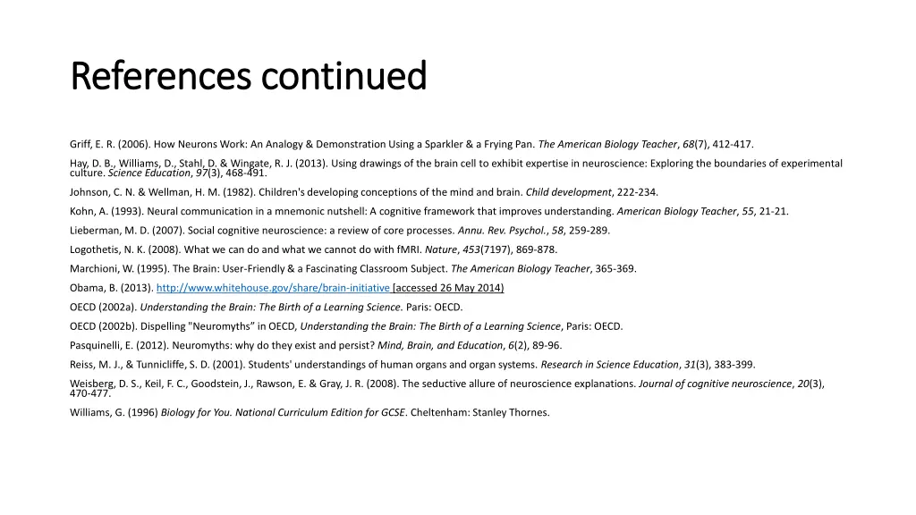 references continued references continued