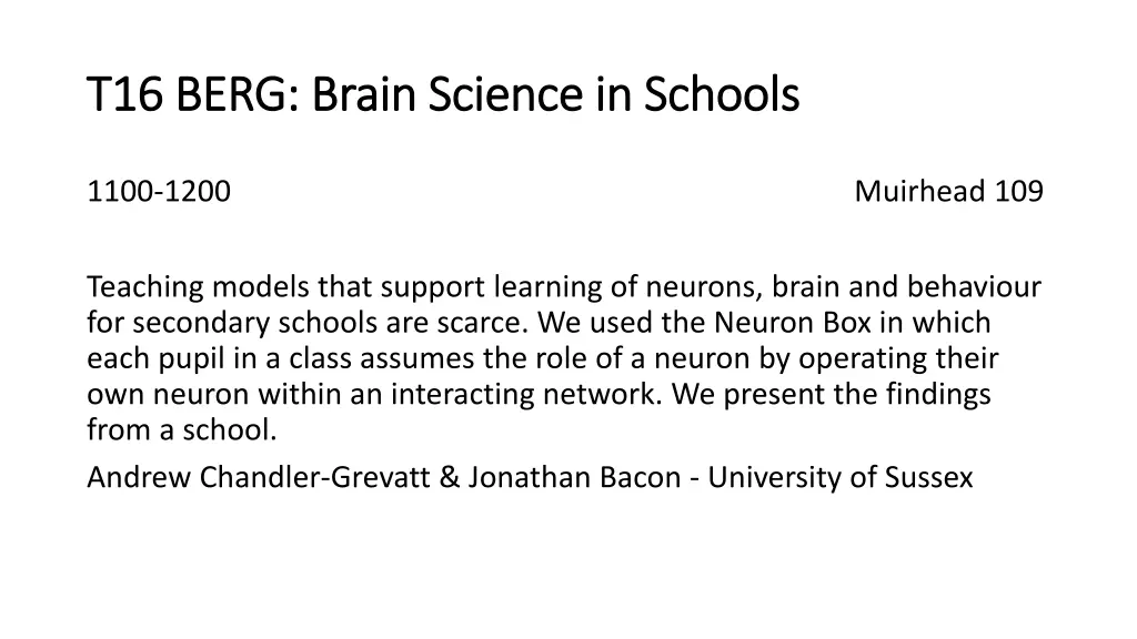 t16 berg brain science in schools t16 berg brain