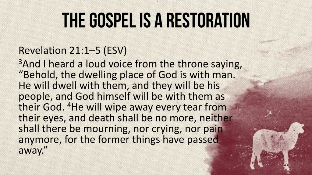 revelation 21 1 5 esv 3 and i heard a loud voice