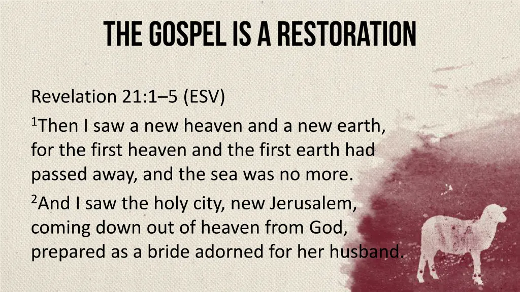 revelation 21 1 5 esv
