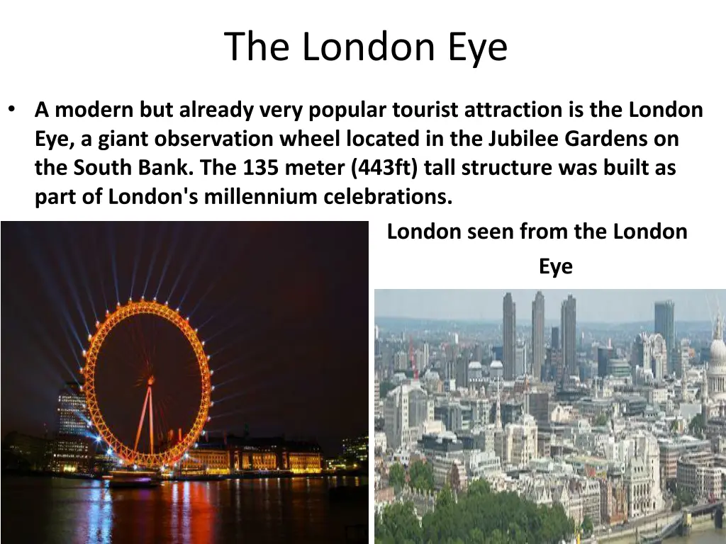 the london eye