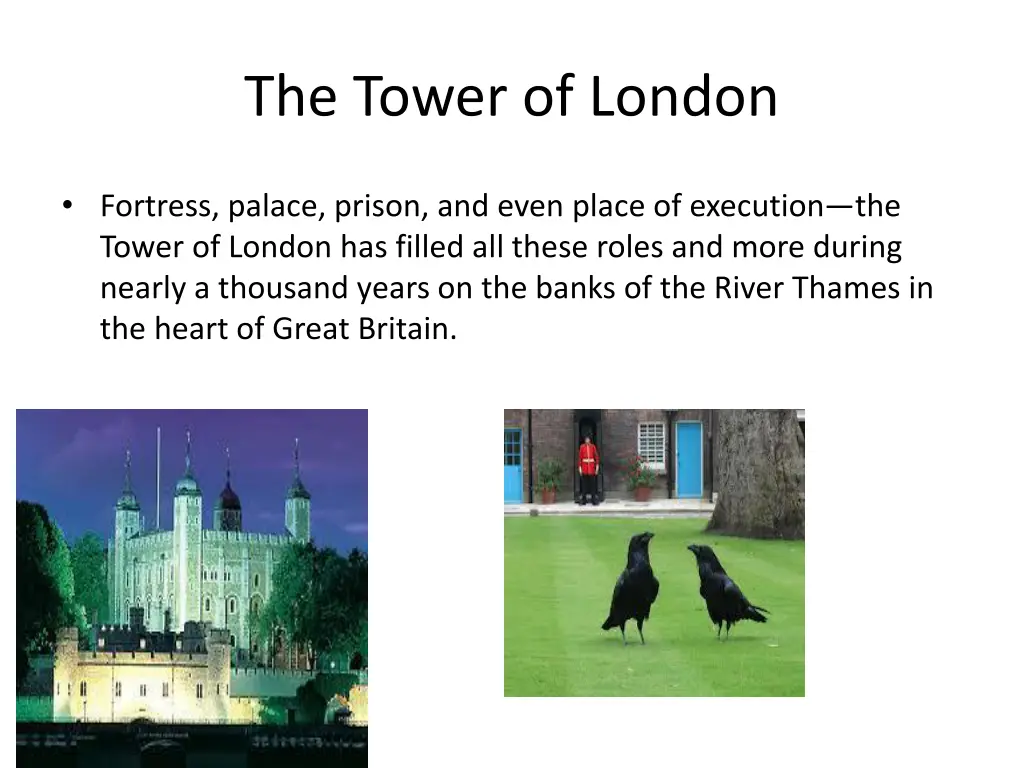 the tower of london