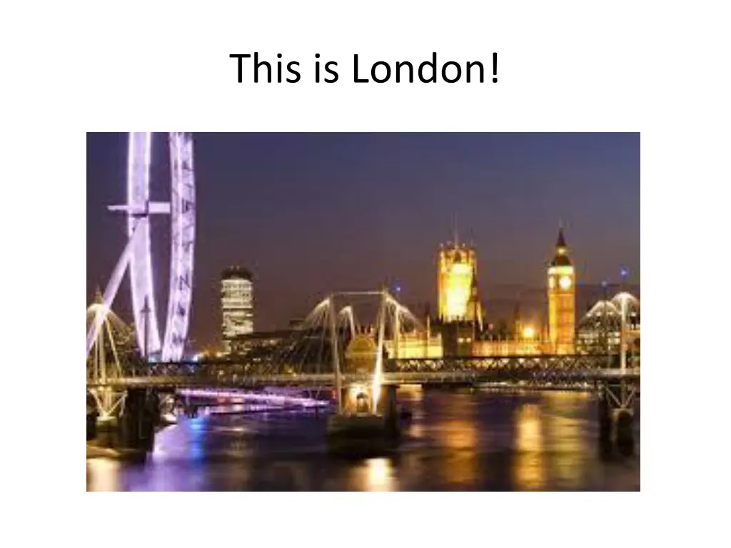 this is london