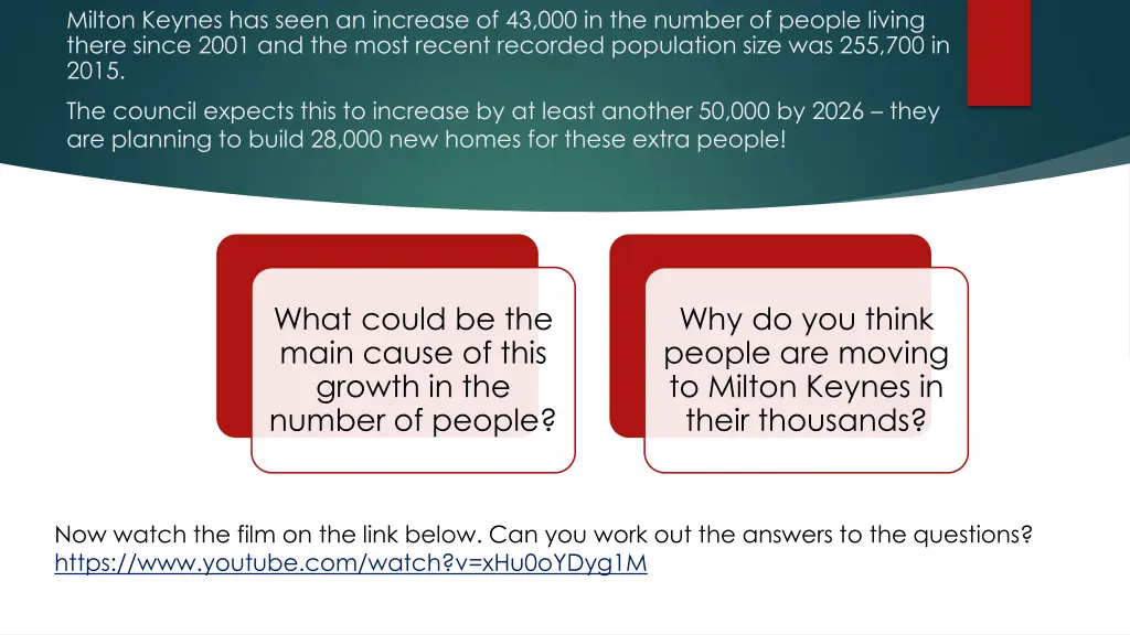 milton keynes has seen an increase