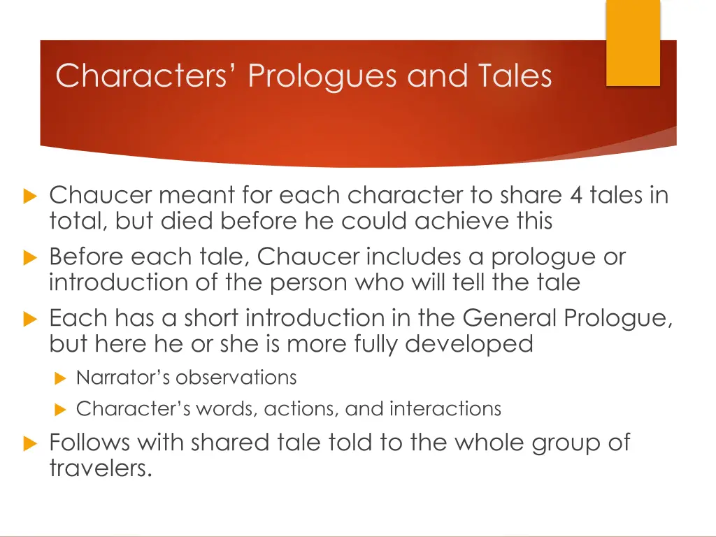 characters prologues and tales