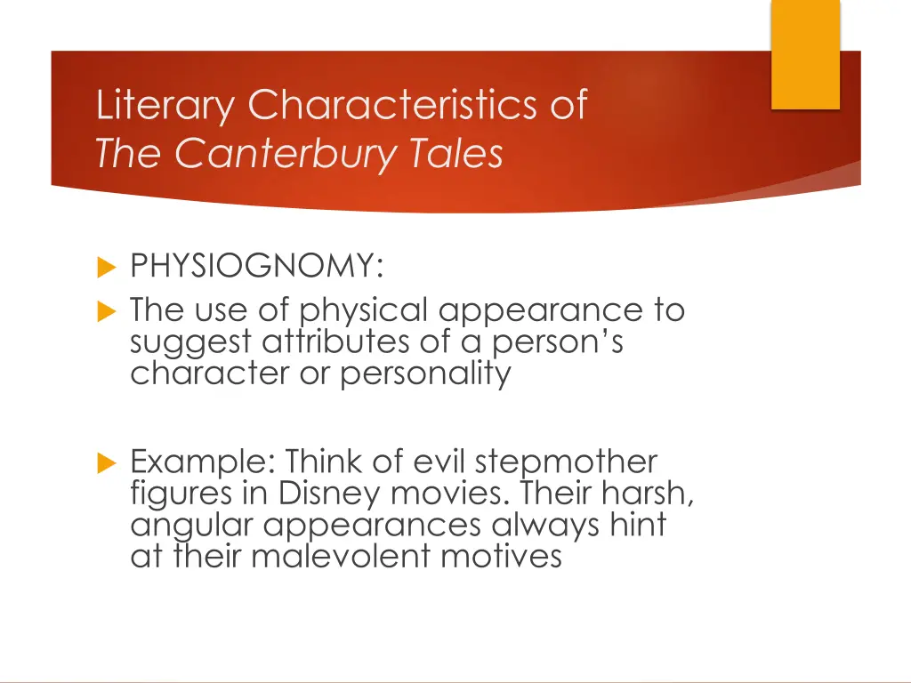 literary characteristics of the canterbury tales 4