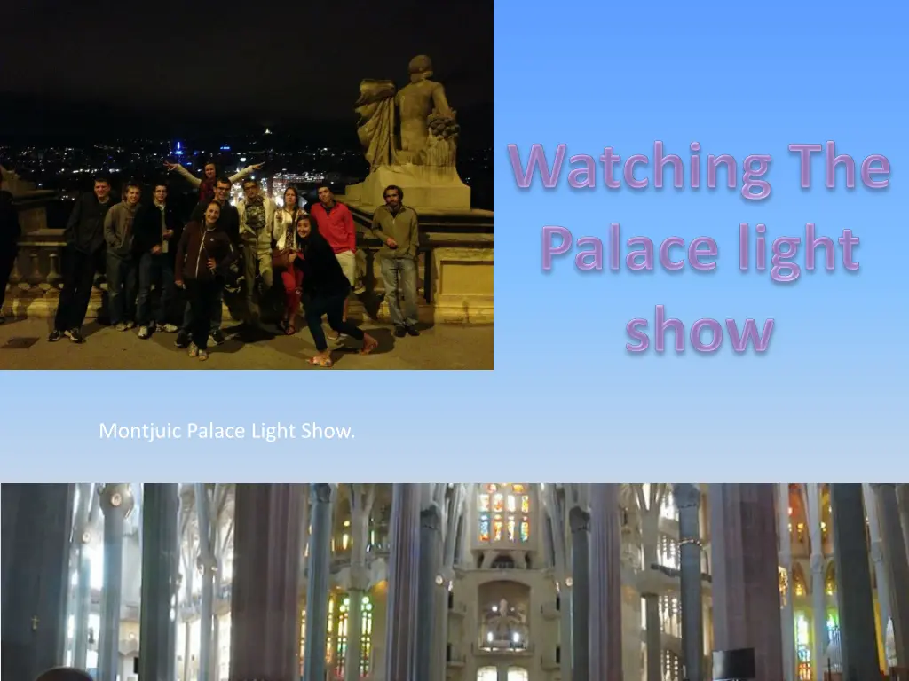 montjuic palace light show