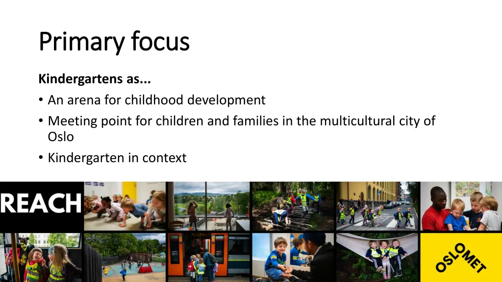 primary primary focus
