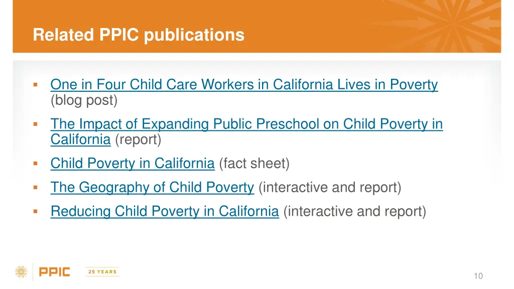related ppic publications