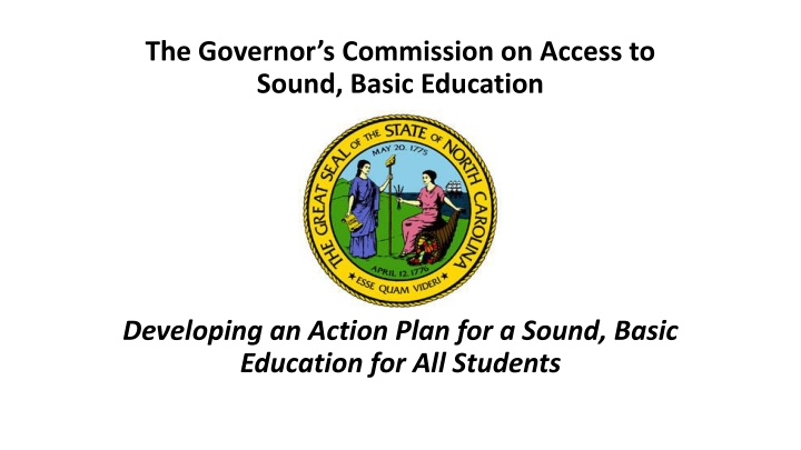 the governor s commission on access to sound