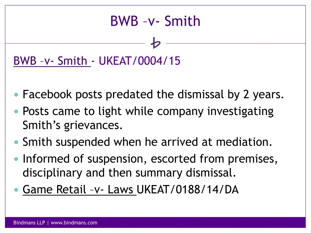 bwb v smith