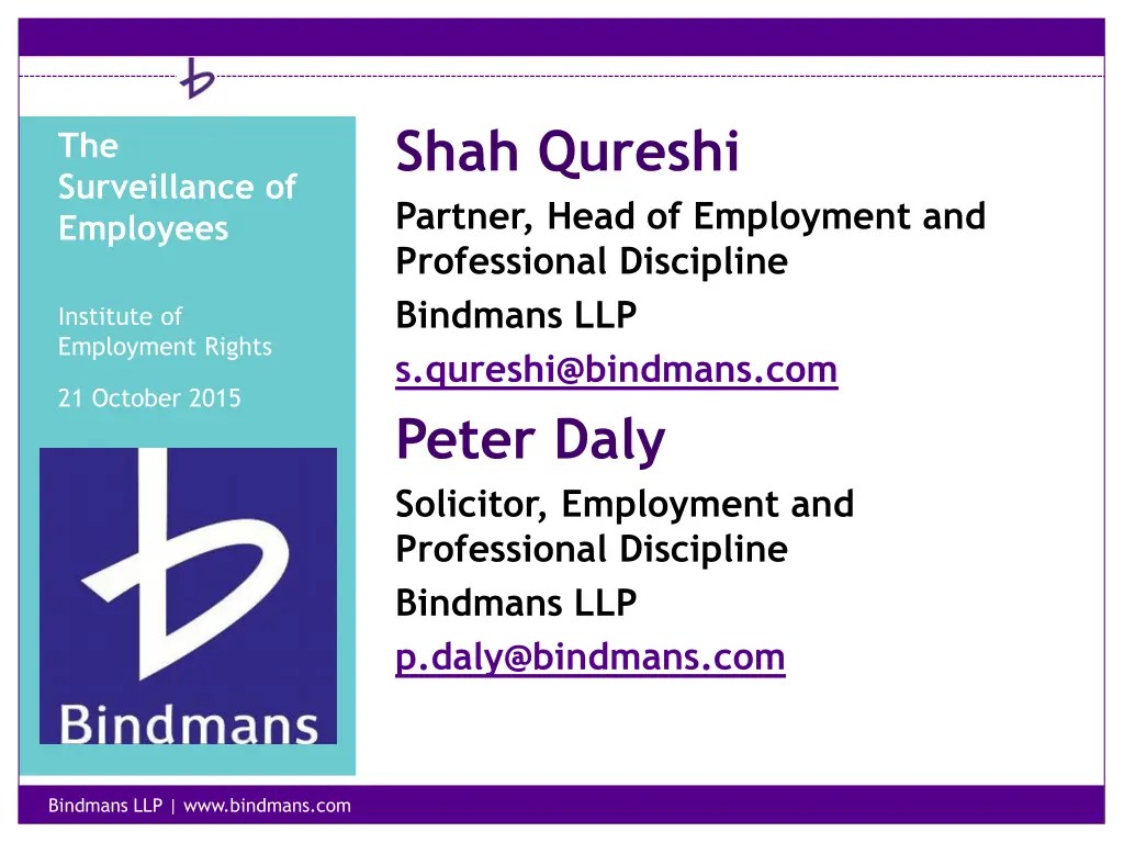 shah qureshi partner head of employment
