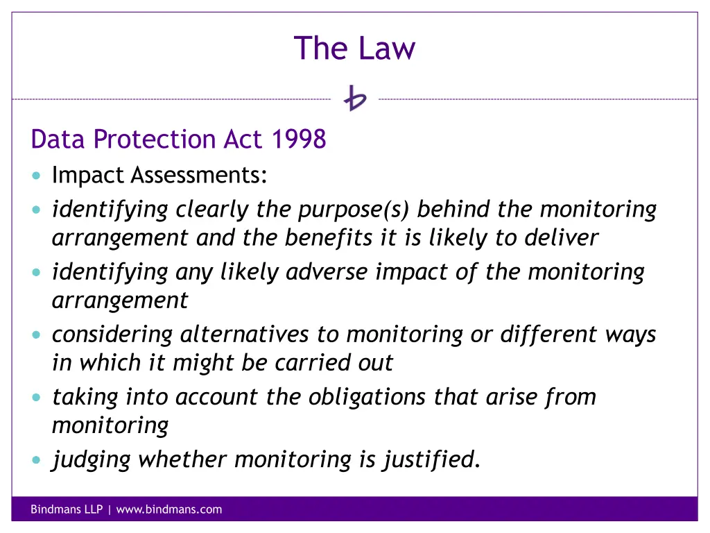 the law 12