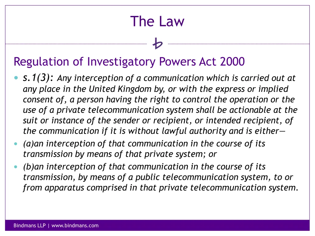 the law 17