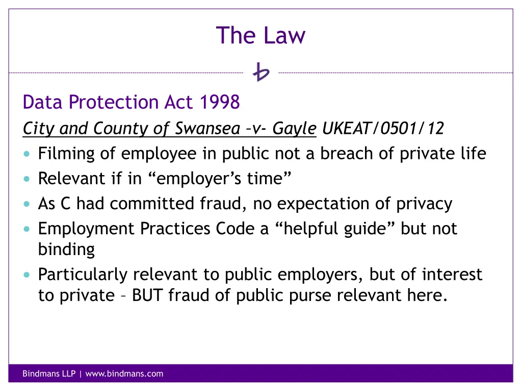 the law 4