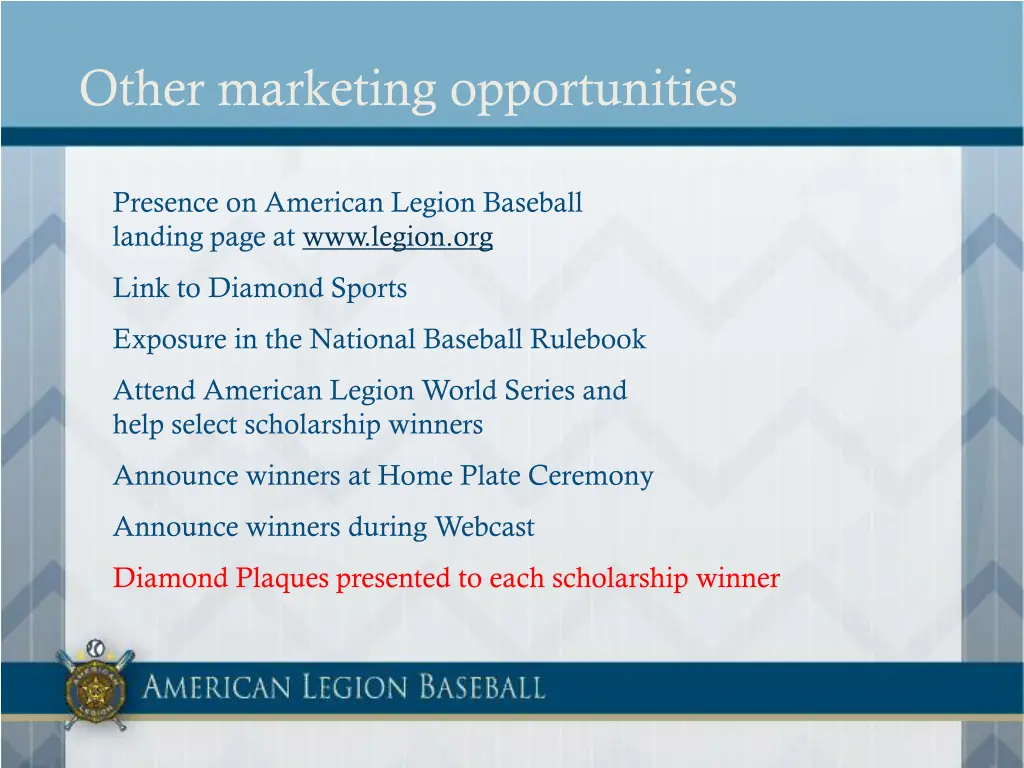 other marketing opportunities 1