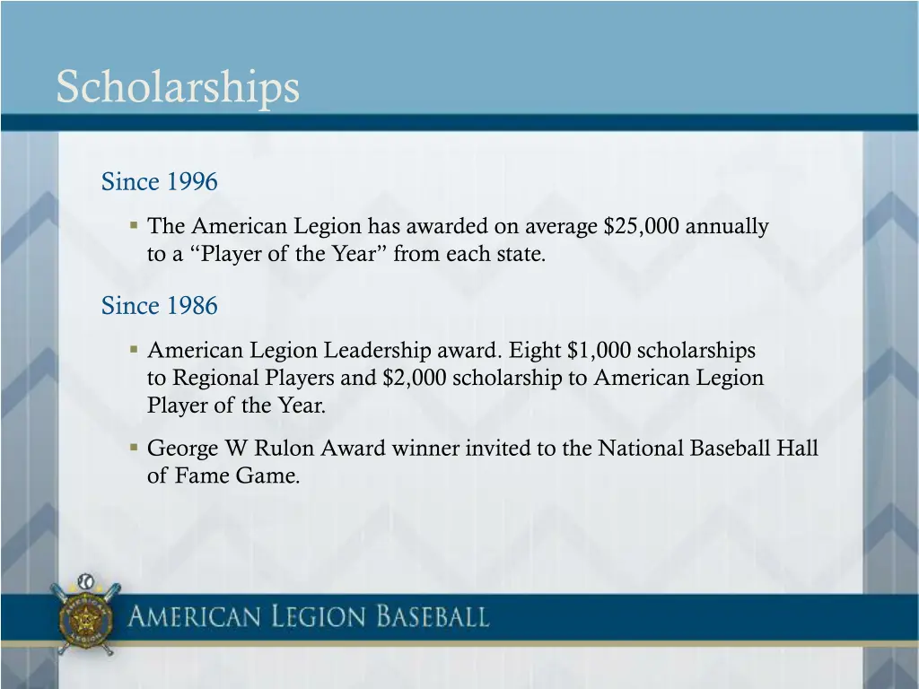 scholarships