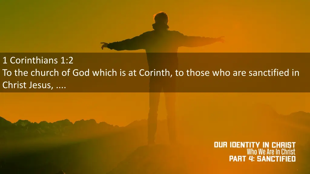 1 corinthians 1 2 to the church of god which