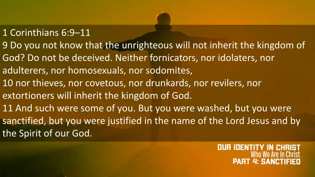 1 corinthians 6 9 11 9 do you not know that