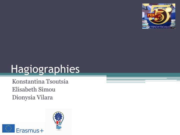 hagiographies konstantina tsoutsia elisabeth