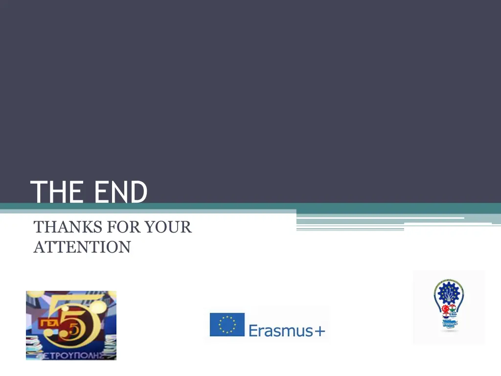 the end thanks for your attention
