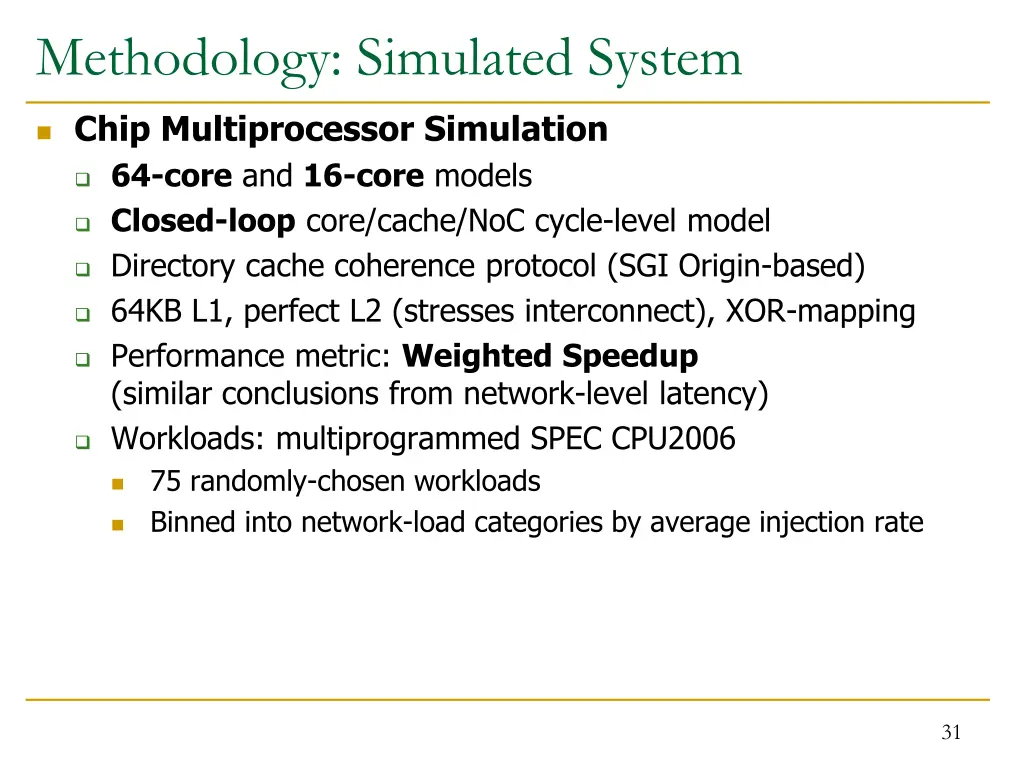 methodology simulated system
