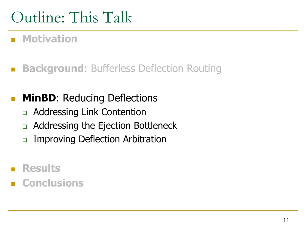 outline this talk 2