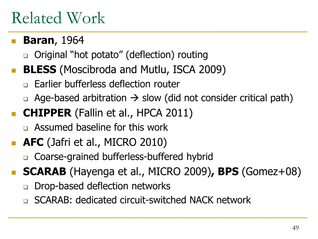 related work
