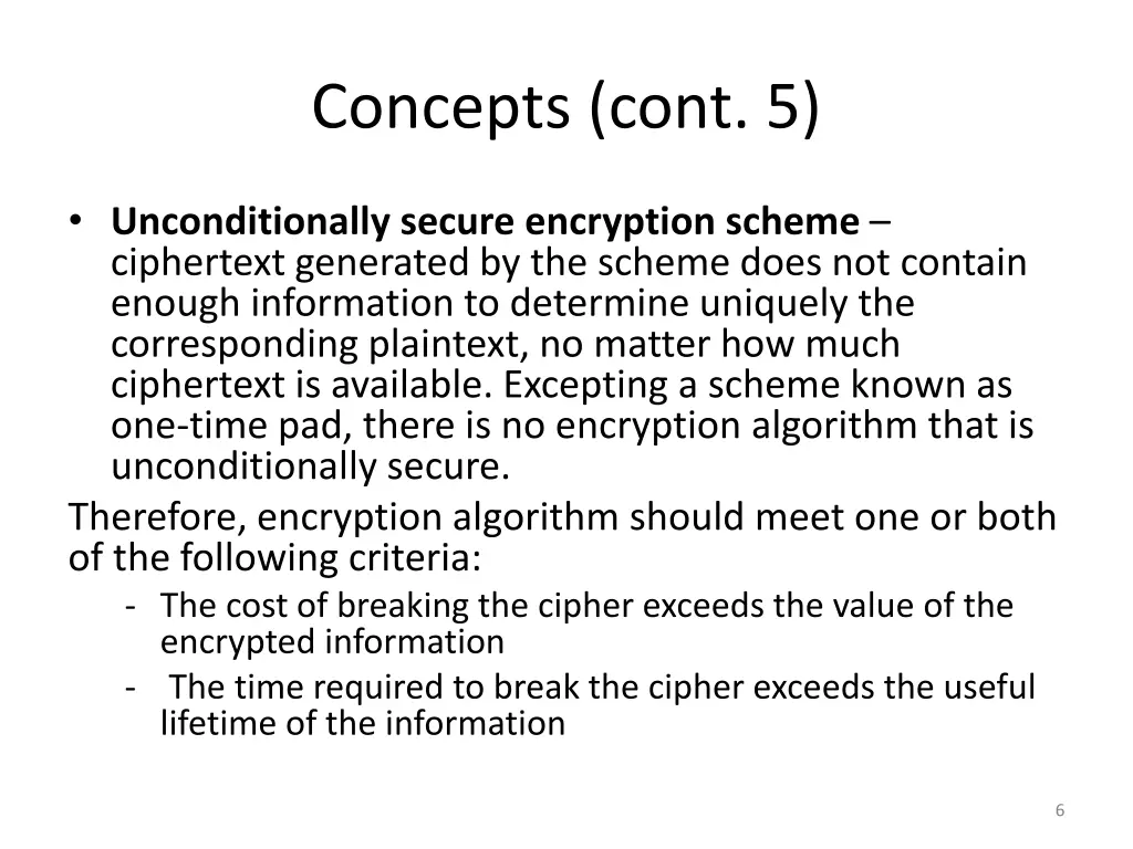 concepts cont 5