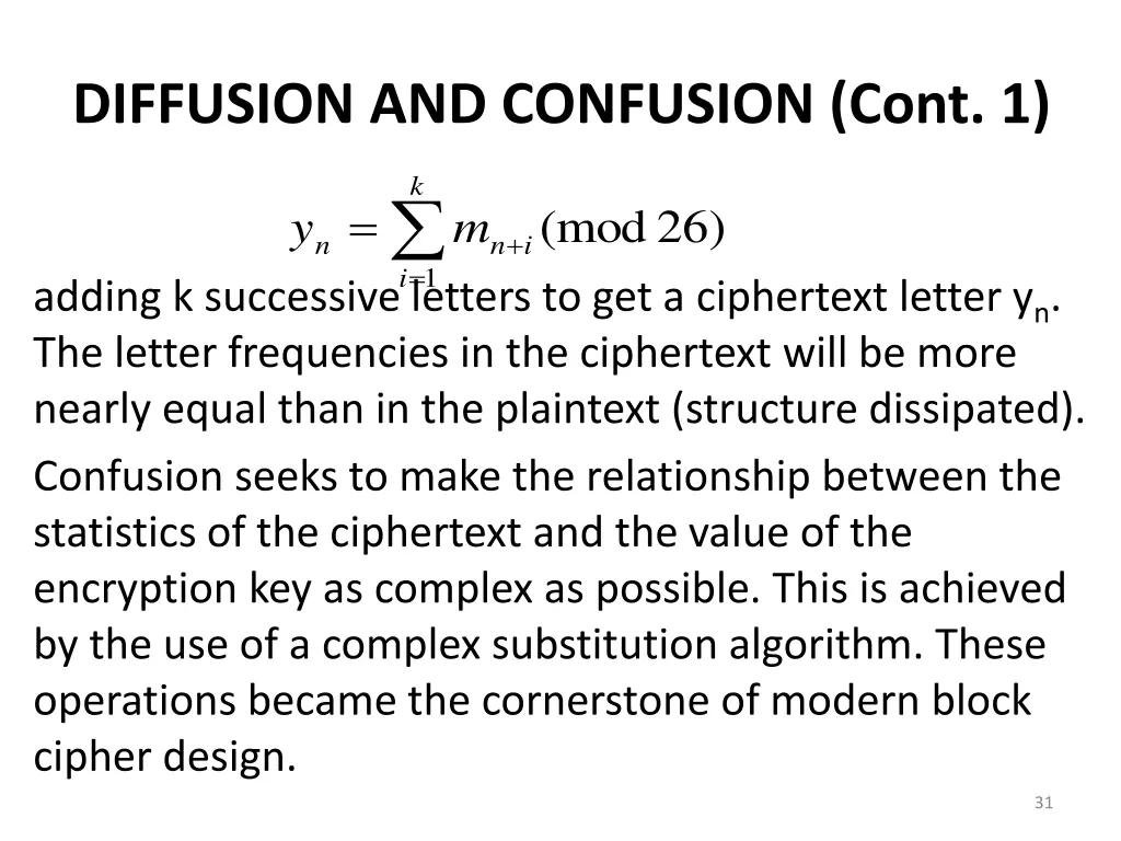 diffusion and confusion cont 1
