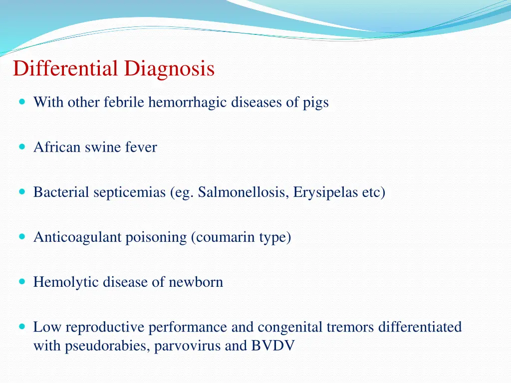 differential diagnosis
