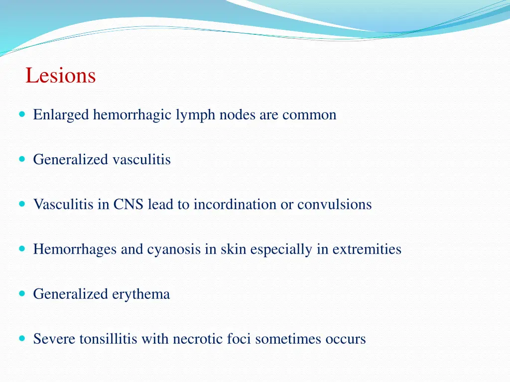 lesions