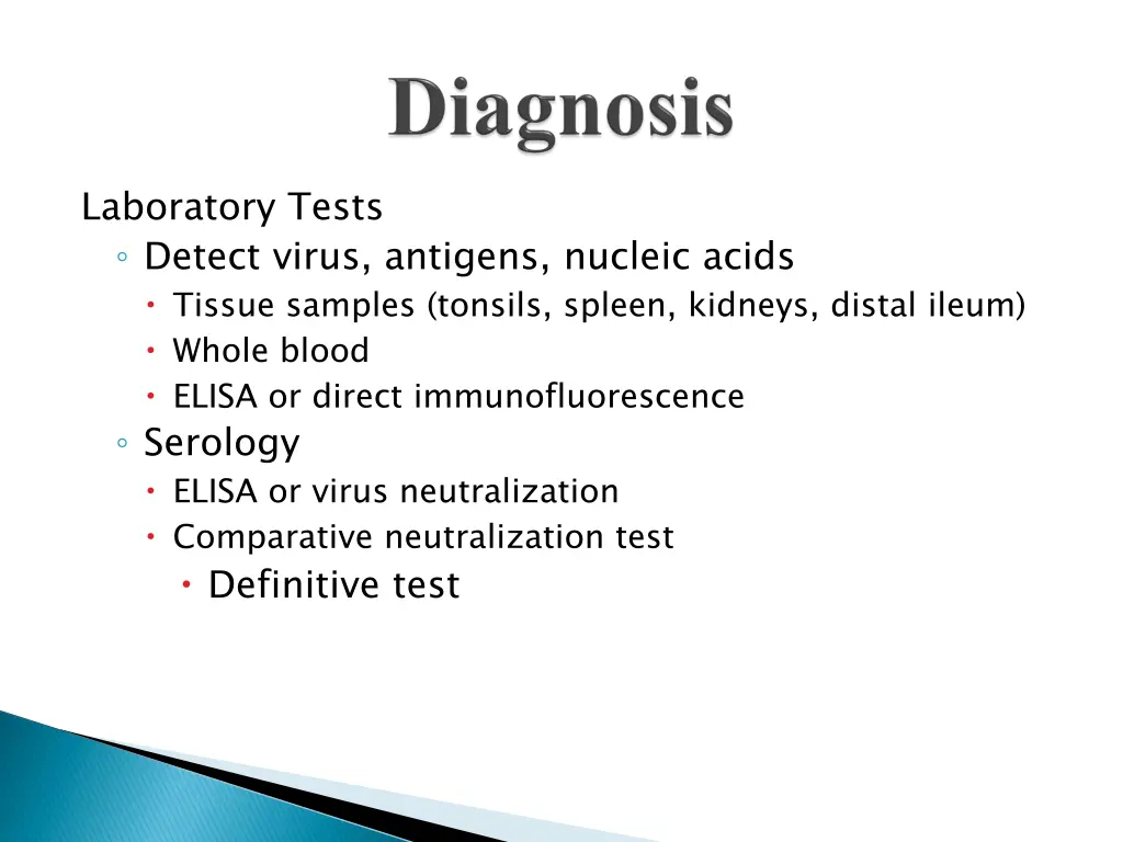 laboratory tests detect virus antigens nucleic