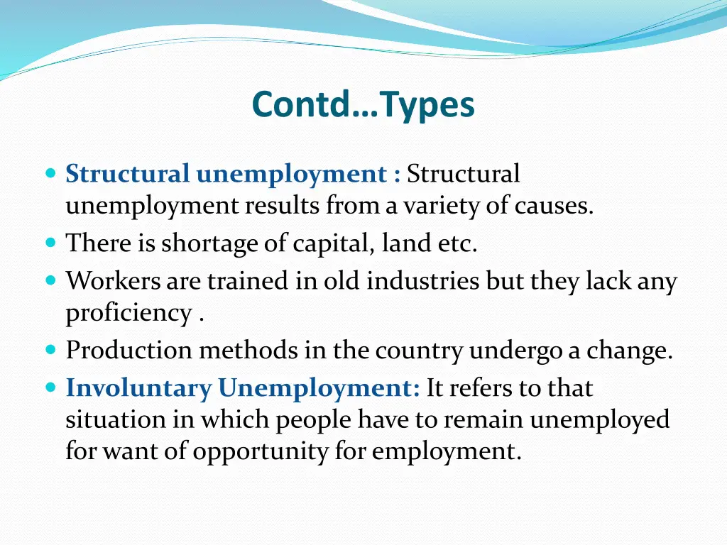 contd types