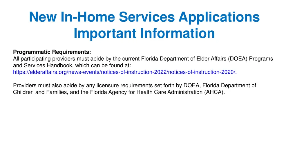 new in home services applications important 8