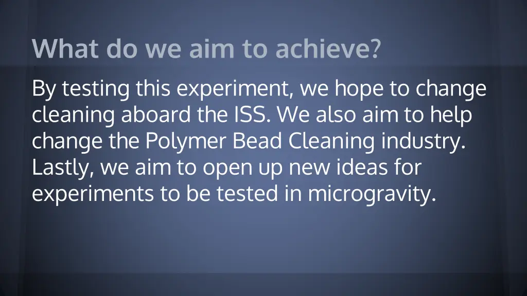 what do we aim to achieve by testing this