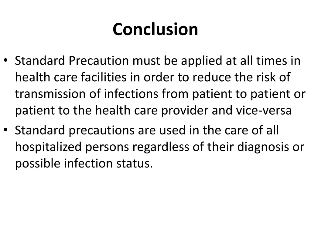 conclusion