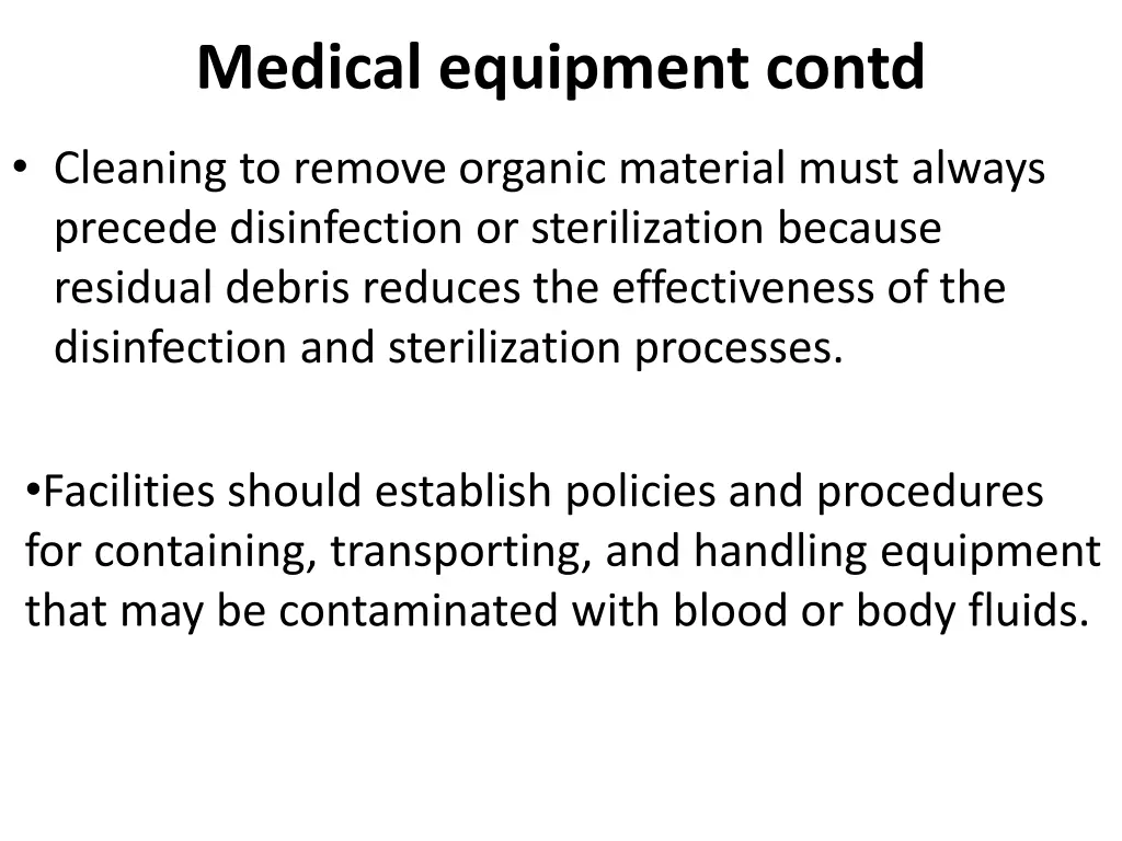 medical equipment contd 3